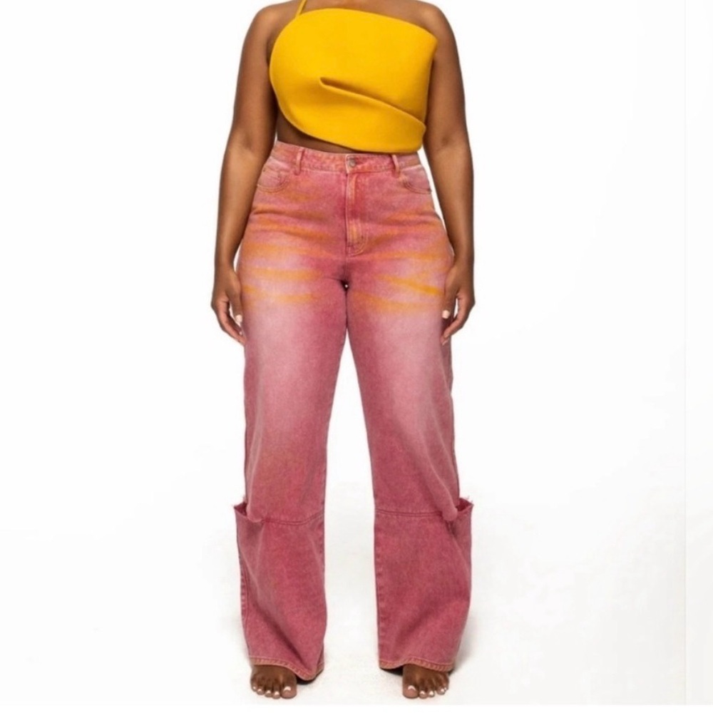 Hanifa “Aster” Jeans , worn once.